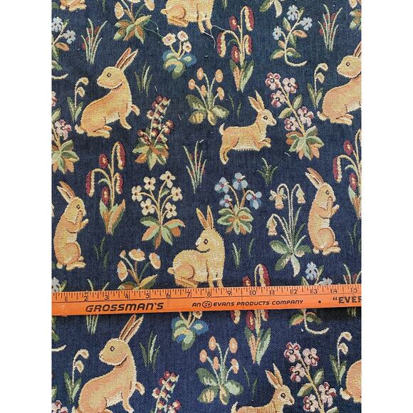 Brunschwig & Fils "Perseval Woven Tapestry" fabric heavy weight 1 yard 20” - Picture 3 of 5